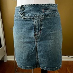 Retro Guess Denim Mini Skirt